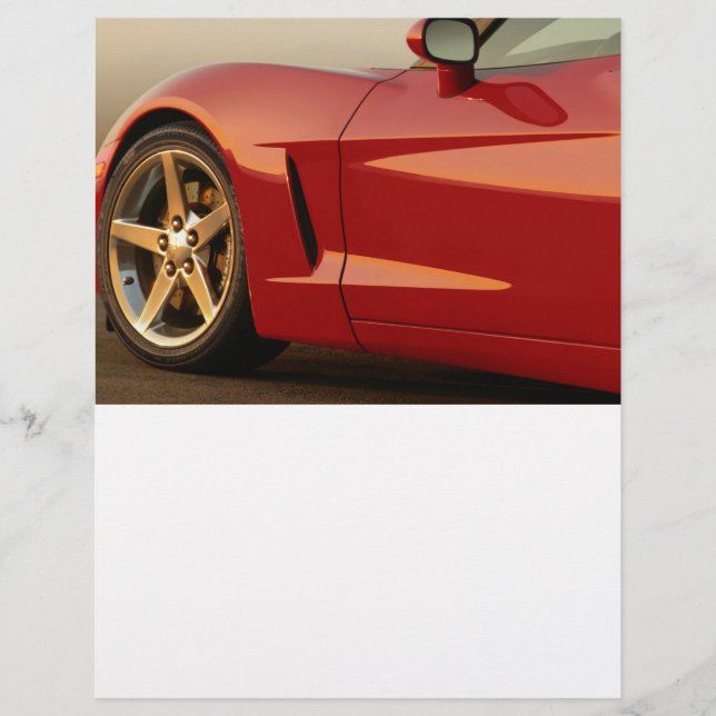 Ma Corvette rouge (Devant)