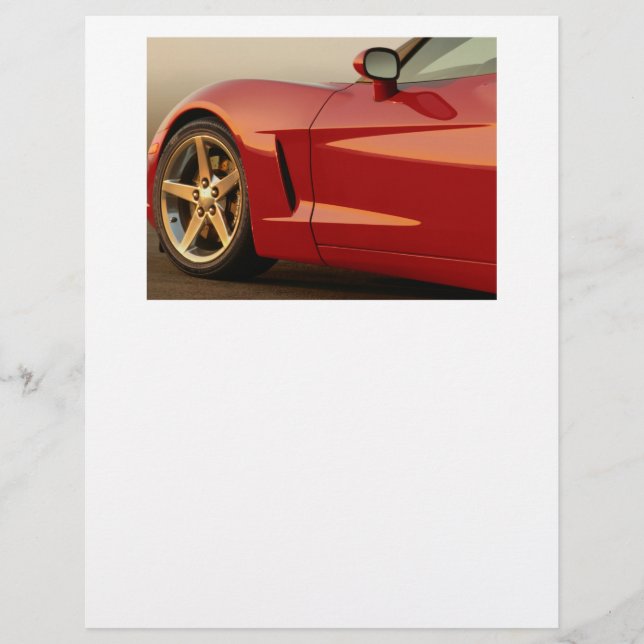 Ma Corvette rouge (Devant)