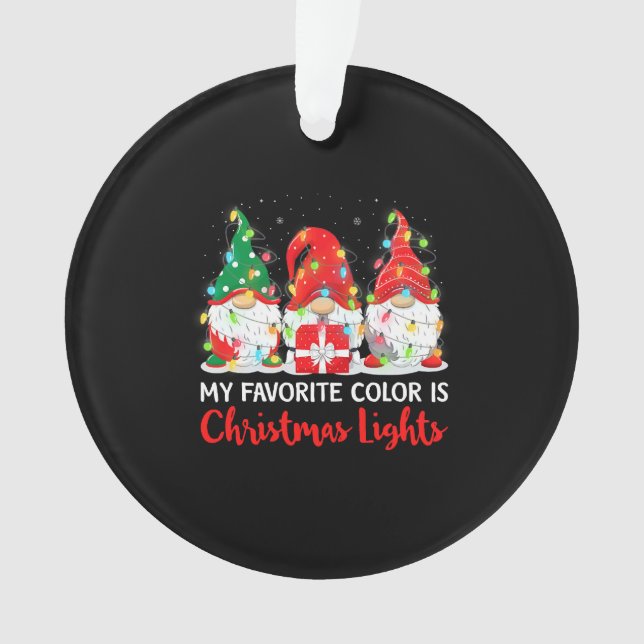 Ma Couleur Préférée Est Le Gnome Léger De Noël (devant)