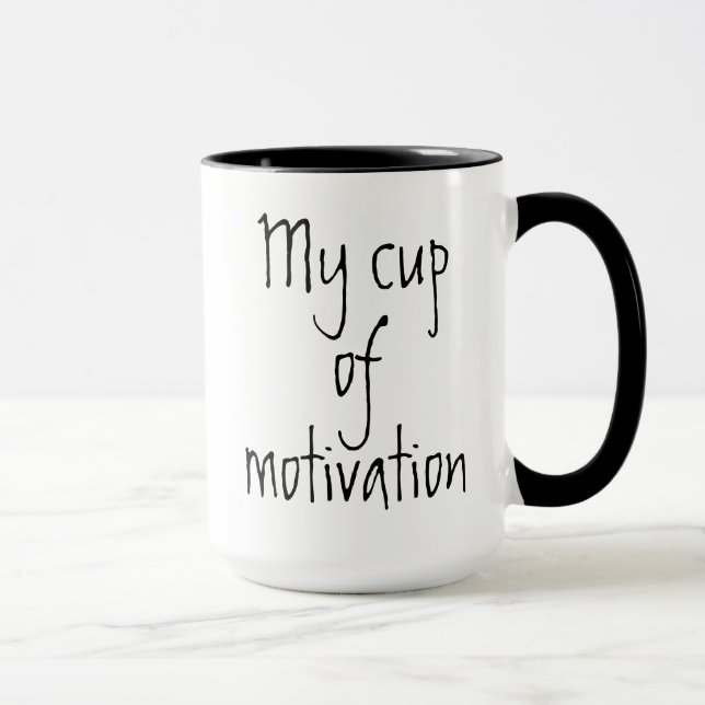 Ma coupe de café de motivation Mug (Droite)