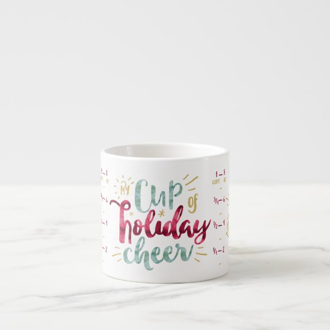 Ma Coupe de Fêtes Cheer Café de Fête Recette Mug (Devant)
