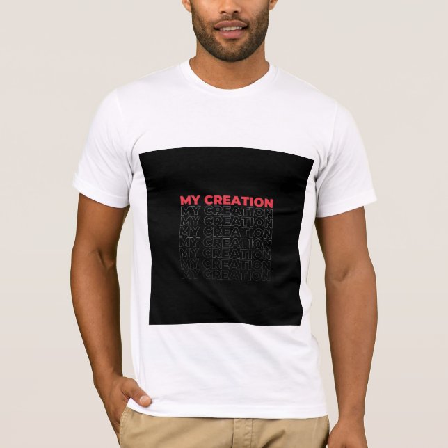 Ma Création – T-Shirt d'Humeur Esthétique (Devant)