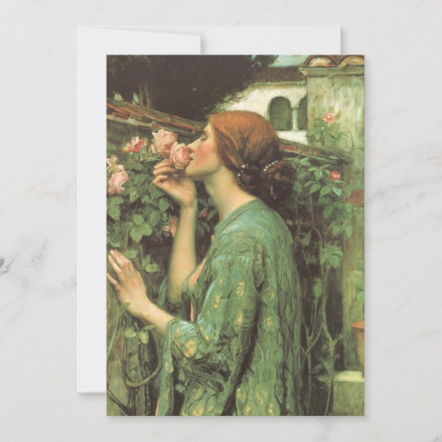 Ma douce rose, ou Âme de la rose par Waterhouse (Devant)