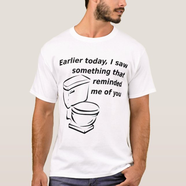 M'a fait penser à toi T-shirt drôle (Devant)