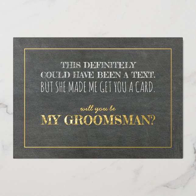 M'a fait vous obtenir une carte drôle de propositi (Recto)