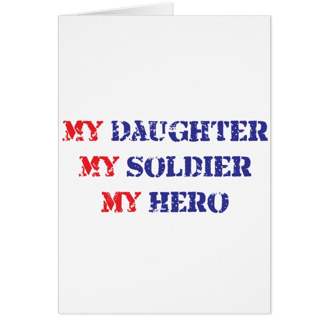 Ma fille, mon soldat, mon héros (Devant)