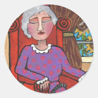 Ma grand-mère - autocollants
