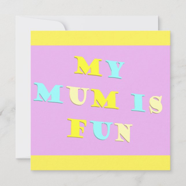 Ma maman Design avec des couleurs poitrine pâle mi (Devant)