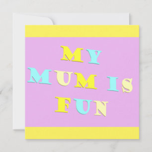 Ma maman Design avec des couleurs poitrine pâle mi