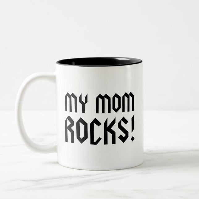 Ma maman Rocks ! Café Mug (Gauche)