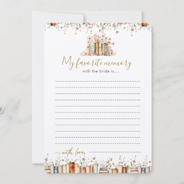 Ma mémoire préférée avec la mariée - Réserver le t (Devant)