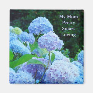 Ma Mère Assez Intelligent Aimant Hydrangea Bleu