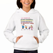 Ma mère est la meilleure - Sweat - shirt à capuche