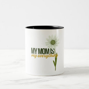 ma mère est mon mug tout - cœur touchant mère 