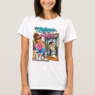 Ma patience a quitté le bâtiment T-shirt