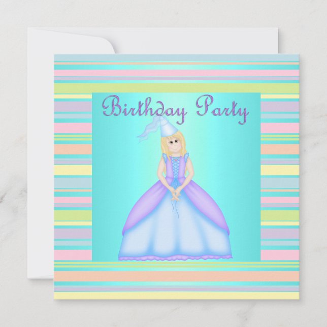 MA PETITE PRINCESSE ANNIVERSAIRE INVITATION DU PAR (Devant)