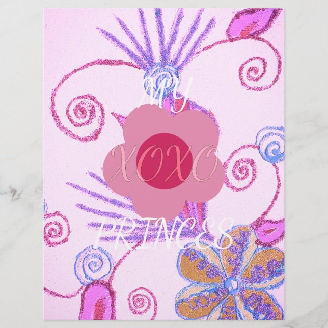 Ma petite princesse Je t'aime XOXO (Devant)