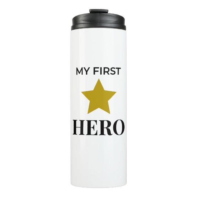 Ma première bouteille d'eau de héros – Cadeau pour (Devant)