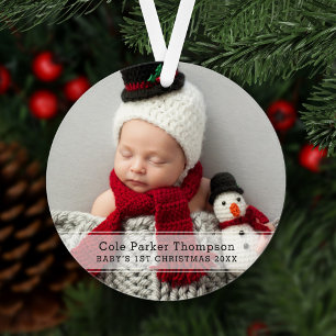 Ma première Noël en rayure blanche Photo personnal