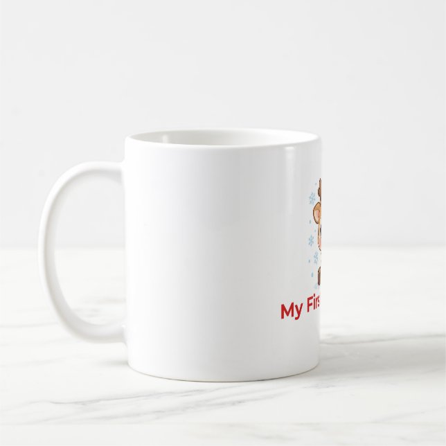 Ma première tasse de Noël bébé vacances (Gauche)