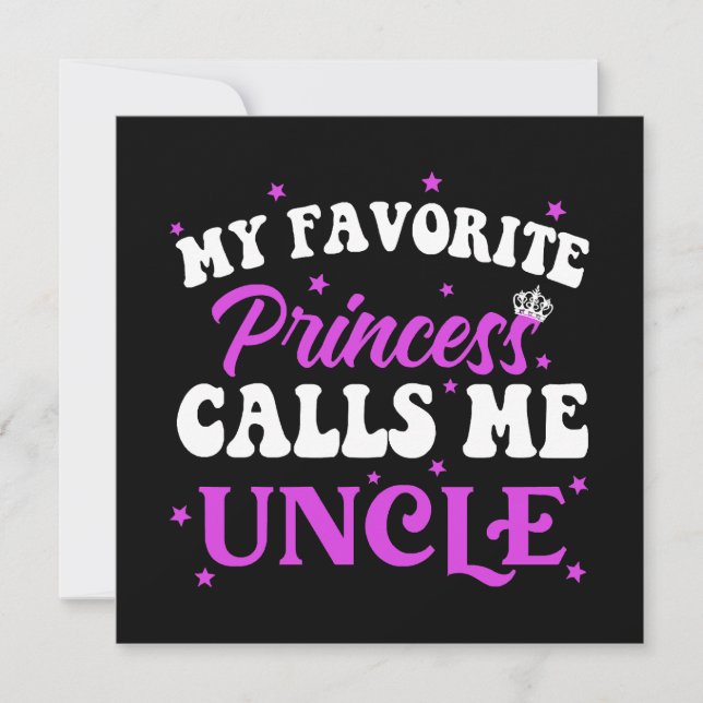 Ma Princesse Préférée M'appelle Oncle (Devant)