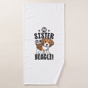 Ma Soeur Est Une Chemise Beagle Enfants Beagle Che