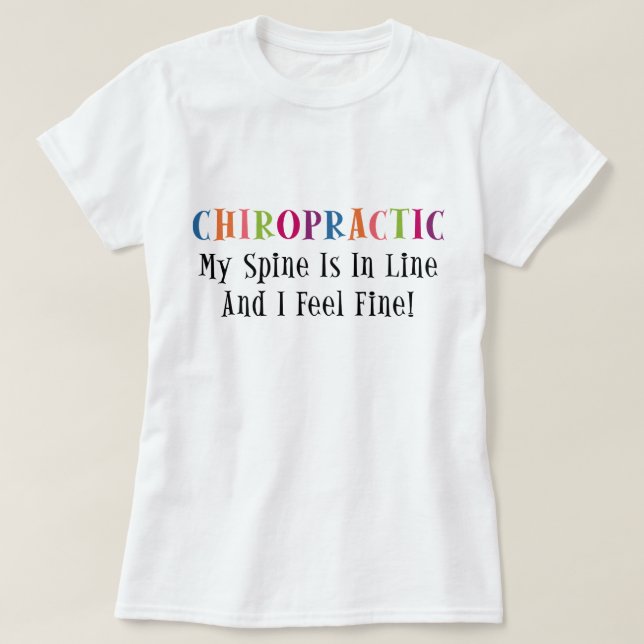 Ma Spine Est En T-shirt (Design devant)