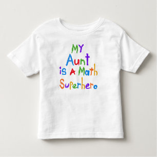Ma tante Math Superhero T-shirts et cadeaux