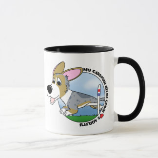 Ma tasse d'agilité d'amours de corgi de Gallois de