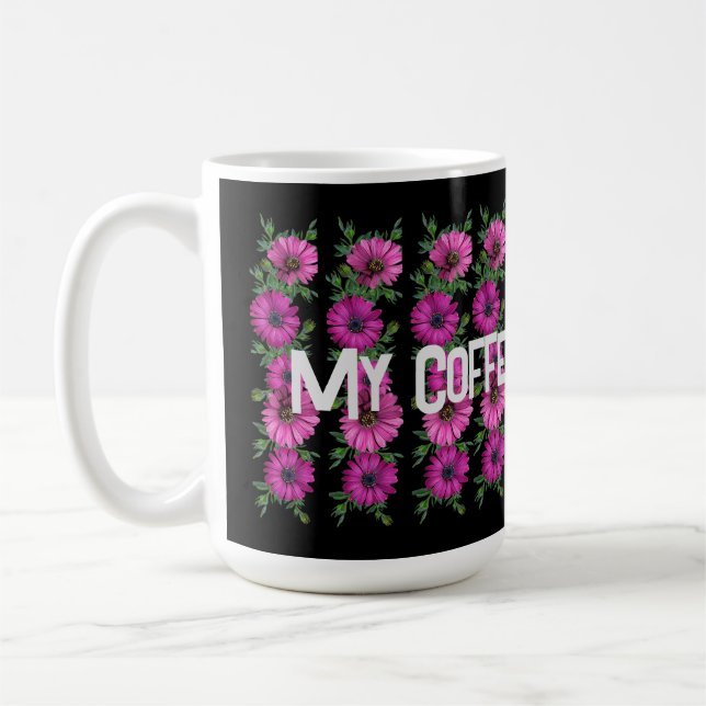 Ma tasse de café classique Texte Pause Café (Gauche)