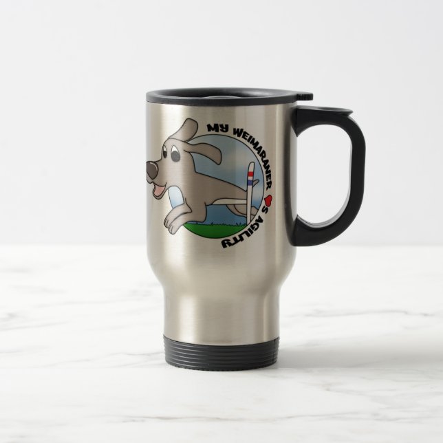 Ma tasse de voyage d'agilité d'amours de (Droit)