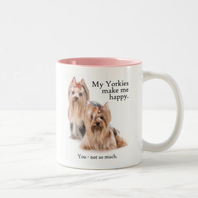Ma tasse de Yorkies (Droit)