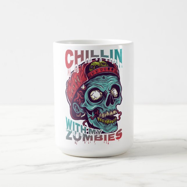  Ma Tasse de Zombies | Halloween Horreur Drôle  (Centre)