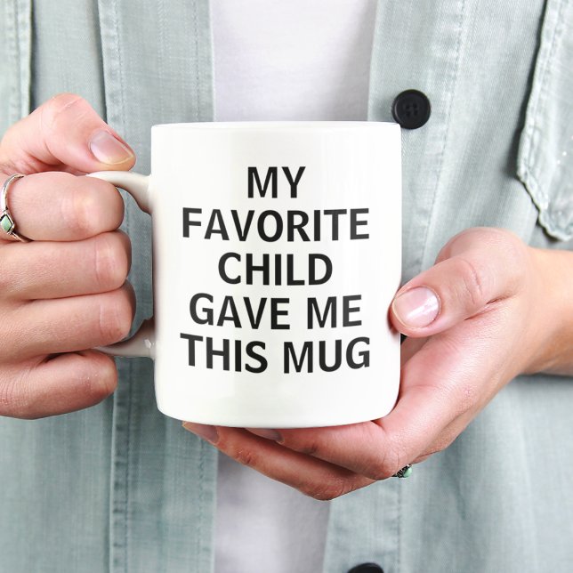 Ma tasse préférée que mon enfant m'a donnée - Pare (Créateur téléchargé)