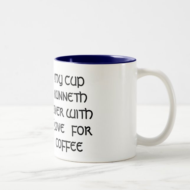 MA TASSE RUNNETH PLUS D'AVEC AMOUR   POUR LE CAFÉ (Droit)