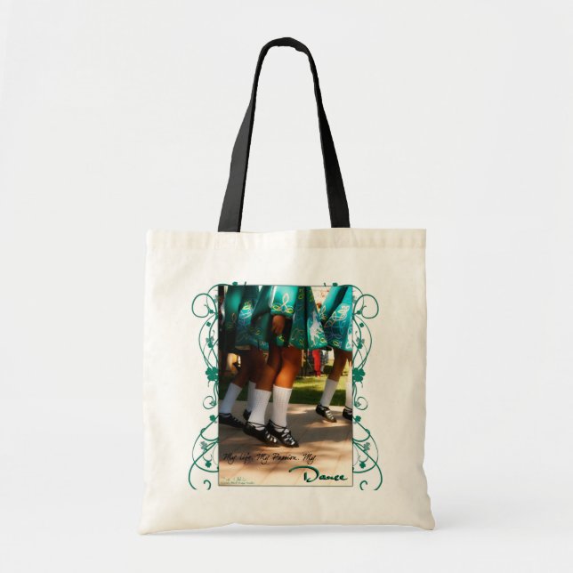 Ma vie, ma passion, mon sac de shamrock de danse (Devant)