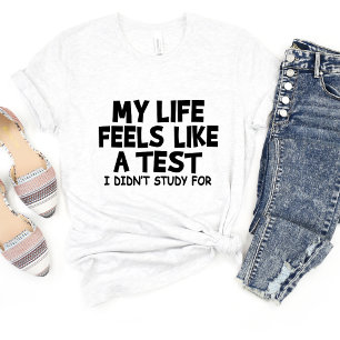 Ma Vie Ressemble À... T-shirt de mème amusant Sarc