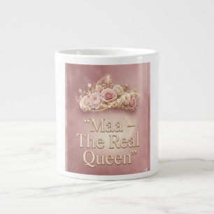 Maa La Vraie Reine - Mug Couronne Florale   Rose P
