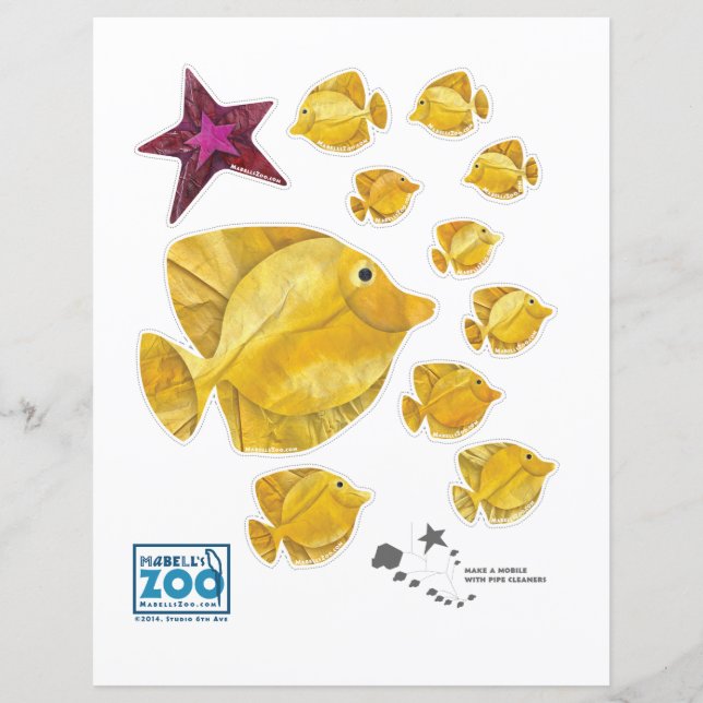 Mabell's Zoo Fish Cutout (Devant)