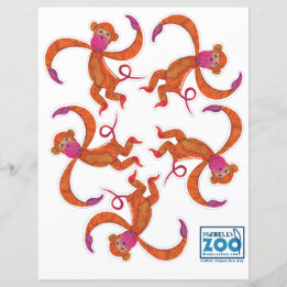Mabell's Zoo Monkey Cutout