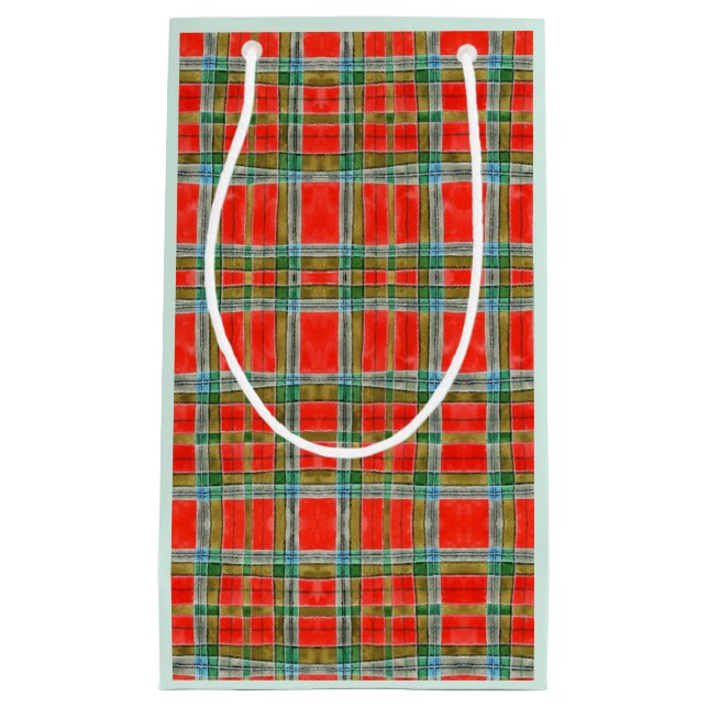 MAC BAIN TARTAN Petit sac cadeau (Devant)