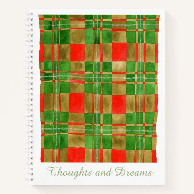 MAC GREGOR TARTAN 8,5x11 Carnet Spiral (Devant)