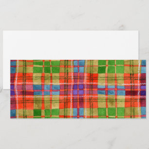 MAC RAE TARTAN 4x9,25 Carte à plat / Horizontal