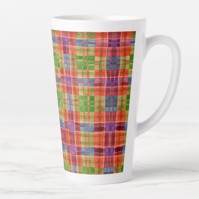 MAC RAE TARTAN Tall Latte Mug (Droite)