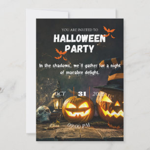 Macabre Shadows - Haunting Collating Invitation