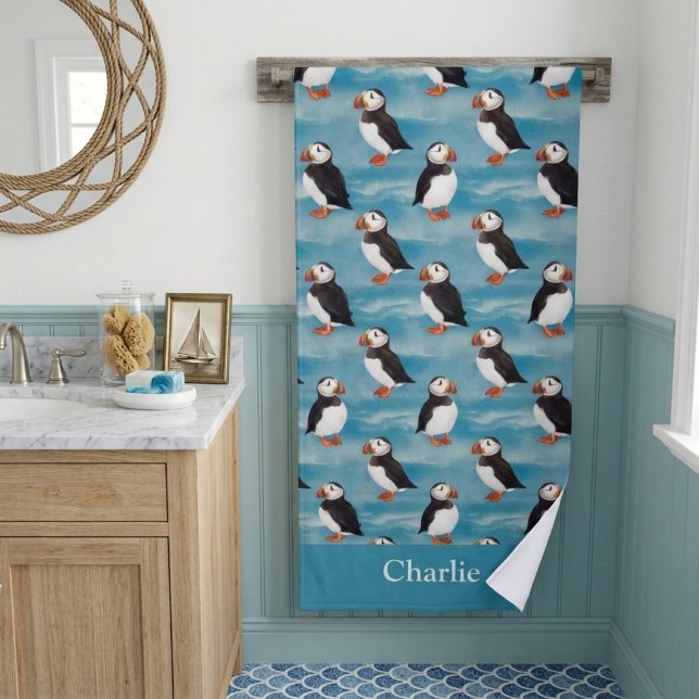 Macareux Moiral Aqua Bleu Côté Oiseau (Créateur téléchargé)