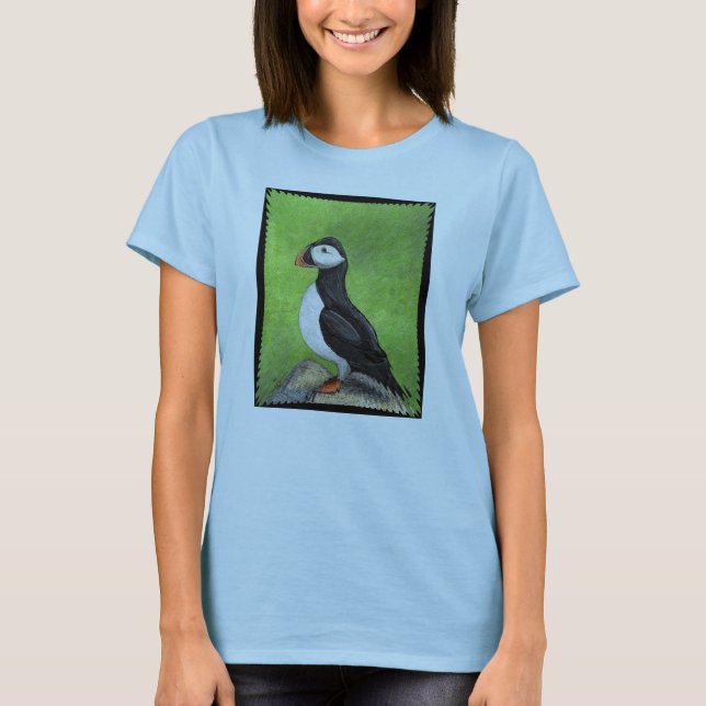 MACAREUX SOLITAIRE - T-shirt de birdie (Devant)