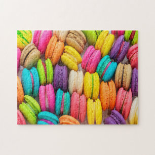 Macaron gâteaux délicieux puzzle