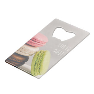 Macarons français aux couleurs vintages pastel