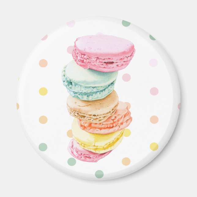 Macarons points Magnet (Devant)